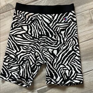 Champion Zebra Print Shorts